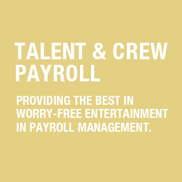 Talent & Crew Payroll